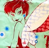 Disney TINK TOTE BAG - Green & Pink