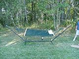 Bay Hammock Traditional Soft-Spun Olefin (Synthetic) Single Rope Hammock (48