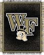 Wake Forest Demon Deacons Focus Series Throw Blanket - NCAA College Athletics Fan Shop Merchandise