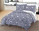 IMAGE OF Moroccan Geometric Tile Cotton Sateen Comforter and Sham Set