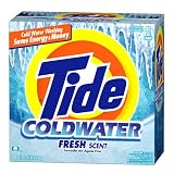 Tide Coldwater Powder Detergent, Fresh Scent, Case Pack, Two - 95 Load Boxes (190 Loads)