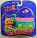 Littlest Pet Shop Orange Spring Kitten w Wagon 217