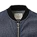 Majeclo Men's Supremacy Denim Bomber Jacket