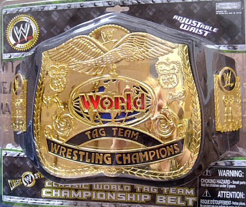 Childrens Toyshop  Toys : WWE Title Belt - Classic World Tag Team Championship Belt