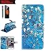 iPhone 6 Plus Case, iPhone 6s Plus Case, TabPow [Wallet Case] Beautiful Floral Painting PU Leather Flip Case [Card Slot Case] [Magnetic] Stand Cover For Apple iPhone 6 Plus/ iPhone 6s Plus (5.5 inch)