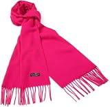 V Fraas Womens Solid Cashmink Scarf