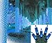 2' x 8' Blue LED Net Style Tree Trunk Wrap Christmas Lights - Green Wire