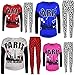 Kids Girls Paris Printed Trendy Top & Fashion Legging Set New Age 7-13 Years