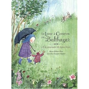 Le livre à compter de Balthazar : A la poursuite du lapin brun