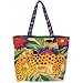 Laurel Burch Leopards Of Shambala Shoulder Tote