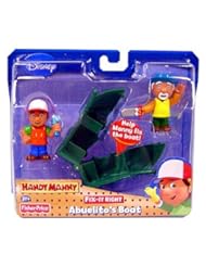 Toy: Handy Manny Fix-It-Right Figure 2-Pack Abuelitos Boat - Fisher Price