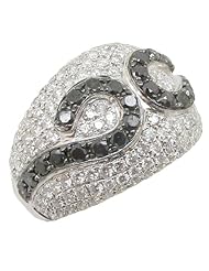 14k White Gold  2.65ctw Diamond Cocktail Ring 17054 Size 8