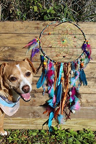 Large Rainbow Tie Dye Spirit Dream Catcher (Large or Medium)