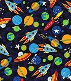 SheetWorld Fitted Sheet (BABYBJÖRN Travel Crib Light) - Space - Made In USA