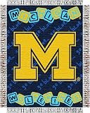 Michigan Wolveriens Woven Jacquard Baby Blanket Throw - 36 x 46
