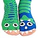Kids Dinosaur Socks - Mismatched Friends T-Rex and Triceratops Dinos