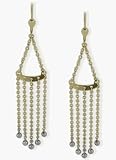 10 Karat Two-Two Chandalier Earrings