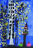 WVSA Holiday Note Cards to raise funds for ARTs in Education - Christmas in the City by Tanya Sharples