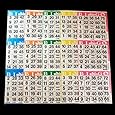 Bingo Paper Cards - 3 cards - 5 sheets - 100 packs of 5 sheets - 1500 cards