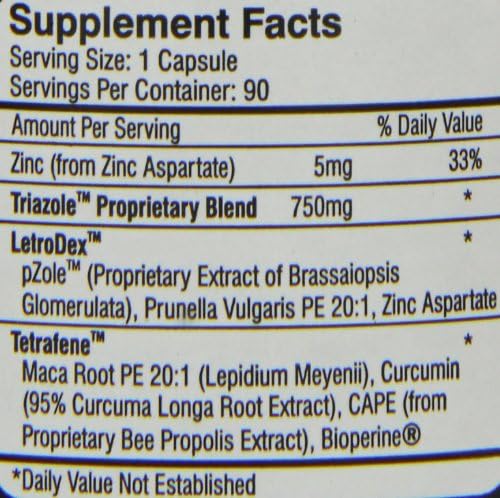 Driven Sports Triazole Nutritional Supplement, 90 Count