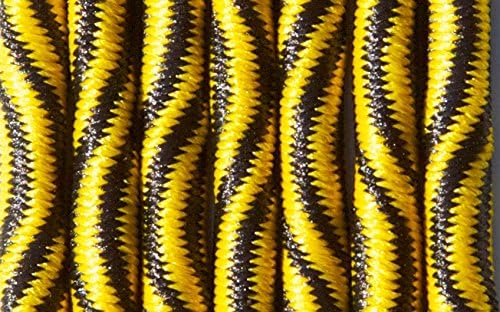 No Tie Shoelaces BOOMLACES 2 Pack "Laces With Power" Stretch Elastic, No Tie Shoe Laces. Lace Locks in place. Excellent for All Sports, Football, Soccer, Tennis, Volleyball, Running, Hiking, Skydiving, Golf, Marathons, Triathlons & More. Ideal for Athletes, Runners, Toddlers, Kids & Adults. Quick, Fast & Convenient. Fits All Athletic Shoes, Sneakers, Cleats, Etc. Fits All Shoe Brands, Nike, Under Armour, New Balance, Converse, Vans, Jordans, Etc. Order Your BOOMLACES No-tie Shoelaces Today! Lifetime Guarantee. (Black/Golden Yellow)