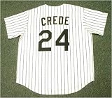 JOE CREDE Chicago White Sox Majestic 2006 Home Baseball Jersey