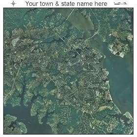 Aerial Photography Map of Annapolis, Maryland 2007 MD