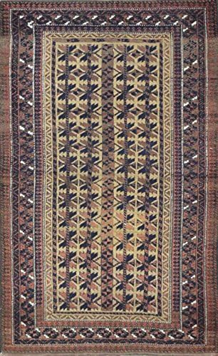 AFGHANI BALUCHI RUG - 3' - 1" X 5' - 1" - CC1536