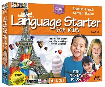 Instant Immersion Language Starter For Kids (4 CD-ROM)