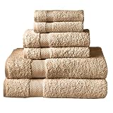Turkish Cotton 6-pc. Towel Set - Sand
