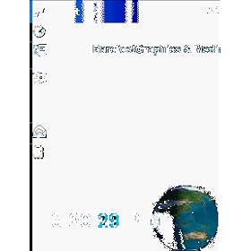 Animated Earth Clock (Blue)