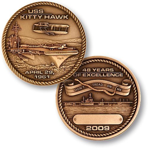 USS Kitty Hawk Decommissioning Coin