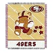 San Francisco 49ers NFL Triple Woven Jacquard Throw (Baby Series) (36"x46")