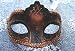 Alchemy Venetian Masquerade Ball Fancy Dress Prom Mask Black Copper Bronze