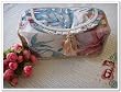 Royal Collection Faux Suede Floral Tissue Box Cover