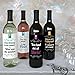Wine Not? - Funny Gift for Women and Men - Wine Bottle Label Stickers - Set of 4