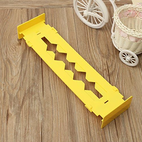 Retractable Expandable Drawer Divider Storage Organiser Kitchen Wardrobe 4Colors#Yellow#