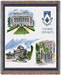Columbia Univ Collage Throw - 70 x 54 Blanket/Throw - Columbia Lions