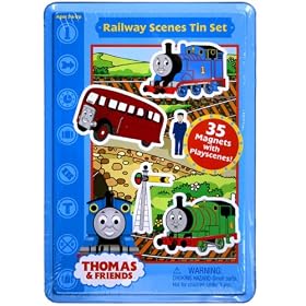 Thomas and Friends Railway Scenes Tin Set by Thomas & Friends