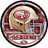 NFL San Francisco 49ERs Round Clock
