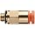 SMC KQ2H PBT One-Touch Tube Fitting, Adapter, Tube OD x UNF Male with Brass Threads
