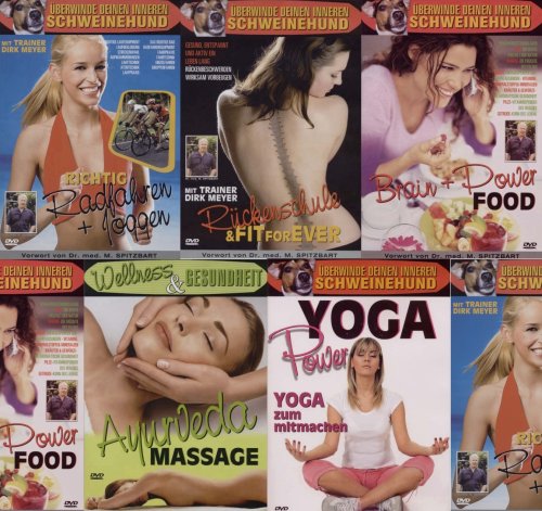 Produkt-Bild: Wellness + Gesundheit Set ( Power Yoga / Ragfahren / Joggen / Ayurveda Massage / R&uuml;cken )