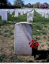 Audie Murphy's Gravesite, Arlington National Cemetery Photograph - Beautiful 16"x20" Photographic Print by Carol M. Highsmith