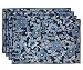 Pfaltzgraff Blue Meadow Garden 4-Piece Placemat Set, Multi/Porcelain Blue