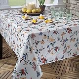 Papillion Printed Fabric Tablecloth, 60-Inch by 84-Inch Papillion Printed Fabric Tablecloth, 60-Inch by 84-Inch