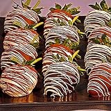 Send Fresh Cut Flowers - Chocolate Covered Strawberries Gift Box