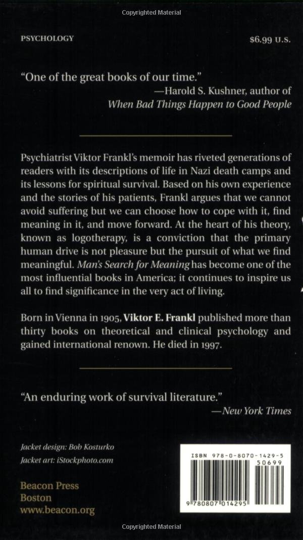 Man's Search for Meaning: Viktor E. Frankl, William J. Winslade ...