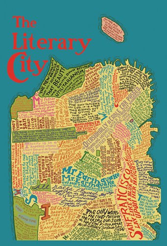 San Francisco Literary Map Wooden Jigsaw Puzzle
