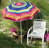 Portable Striped Umbrella by Winston Brands