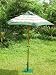 1.8M DELUXE HARDWOOD GARDEN FURNITURE PARASOL WITH RATCHET K35